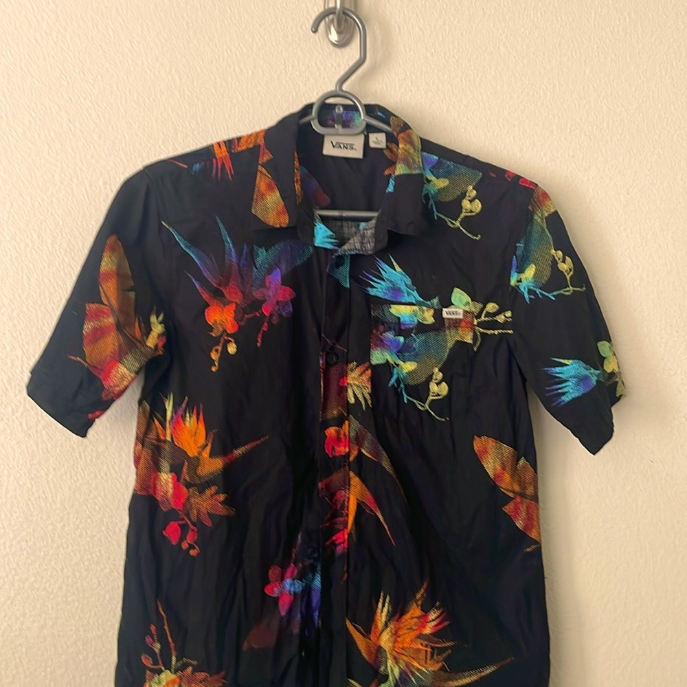 Vans short Sleeve Dress Shirt for Boys.